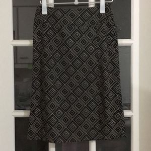 Tristan and Iseut gold and black skirt